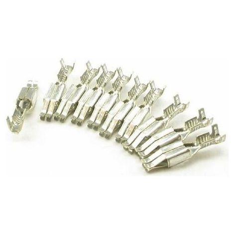 Lot de 100 cosses femelles ISO Male – Section 0,5 à 1,5 mm² – Longueur 18 mm – Connexion électrique fiable et sécurisée (1/2)
