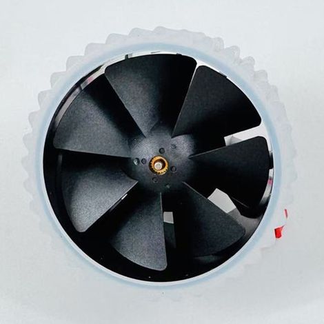 Erhältlich in Schwarz und Weiß. Materialien: Metall und ABS. Original-Lüftermotor.