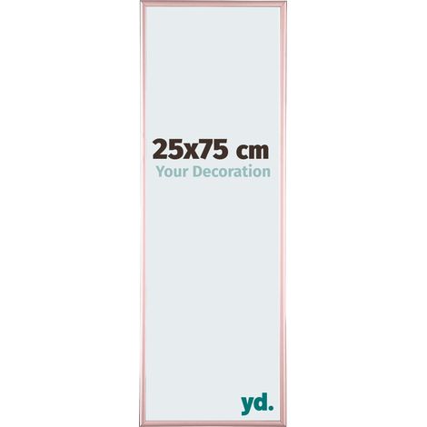 yd. - Cadre photo 25x75 - Cuivre - Aluminium - Kent