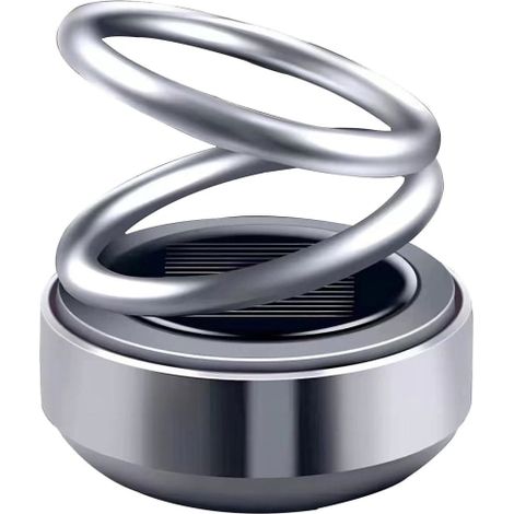 Chauffage cinétique portable mini argent, radiateur cinétique compact sans fil pour bureau (1/5)