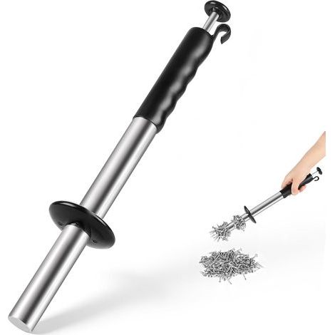 Magnetischer Späneauffangbehälter mit 5 kg Tragkraft, magnetischer Späneauffangbehälter mit Haken, magnetischer Späneauffangstab mit Schnellverschlusshebel, magnetischer Auffangbehälter (1/5)