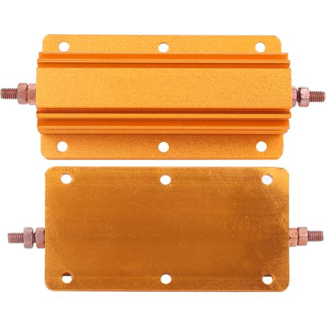 Résistance haute puissance RX24 200 W 4 Ω, boîtier en aluminium, pour équipements électriques industriels.
