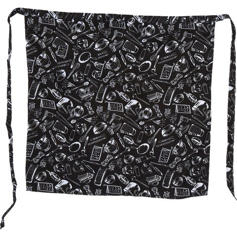 Tablier De Cuisine - Polyester Résistant À L'Huile - Pour Chef Et Serveur - Avec Grande Poche - Lot De 1 (1/4)
