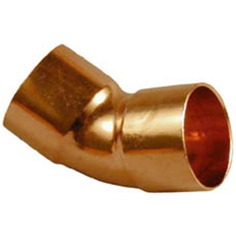 CURVA COBRE 45º  HEMBRA-HEMBRA 15 5041CU - F081015