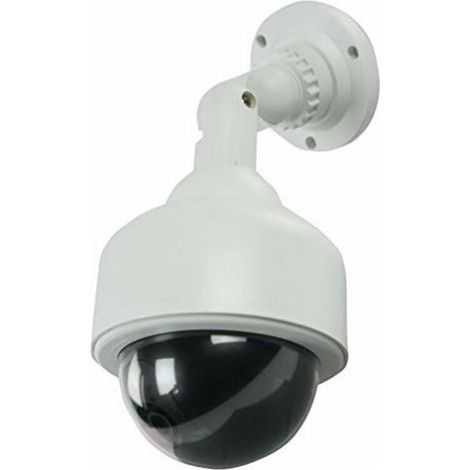 x Attrappe einer Sicherheitskamera, wasserdichte CCTV-Kamera mit IR-LED-Blitzlicht, für die Innen- und Außenüberwachung (1/5)