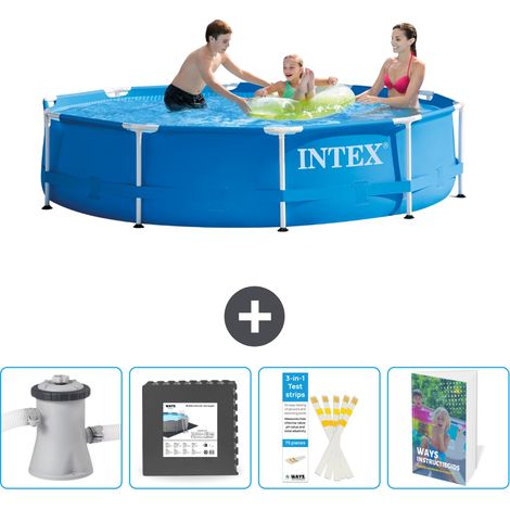Intex Piscina con struttura Rotonda - 305x76 cm - 7-pezzi  SCB131