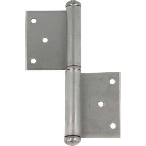 2 PEZZI - CERNIERE FICHE 100MM DESTRECON SPESSORE 1,2MM - IN FERRO