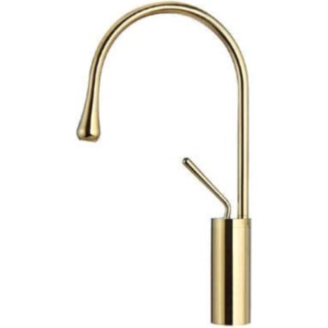 Mitigeur Lavabo Une Poignee Laiton Brosse Cartouche Ceramique Robinet Eau Chaude Froide Pour Salle De Bain Trou Unique (1/2)