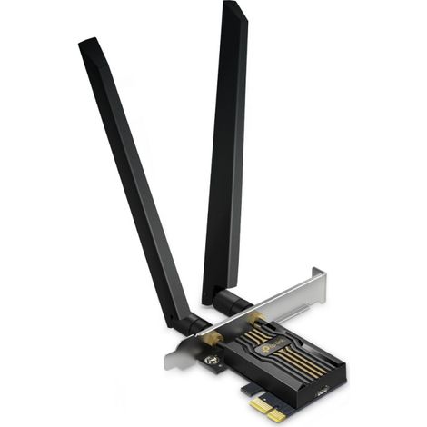 Pci express wifi 7 triband y bluetooth 5.4 tp-link archer tbe552e be9300 5760mbps 6ghz (1/5)