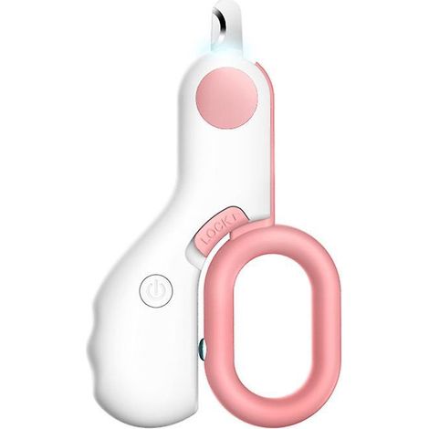rose Coupe-ongles Et Coupe-ongles Pour Chats, Coupe-ongles Avec Lumire Led Pour Chiens Et Chats, Ciseaux Griffes Pour Chats Et Chiens Avec Verrou (1/4)