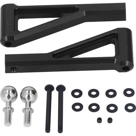 Jeu de bras de suspension avant supérieur professionnel pour ARRMA 1/7 1/8 RC voiture, pièce de rechange noire. (1/5)