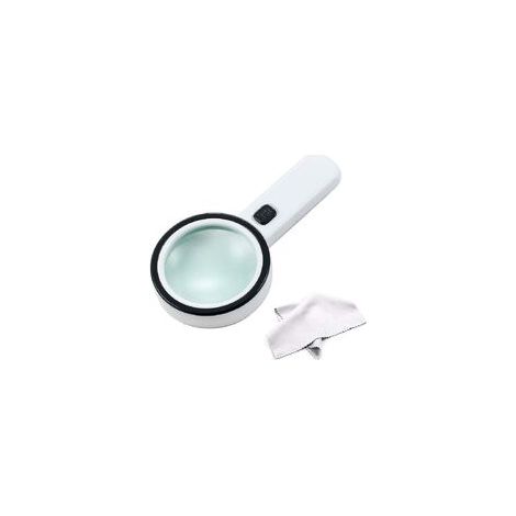 Lente d'ingrandimento portatile extra large e robusta con 12 LED e luce UV, lente d'ingrandimento illuminata di grandi dimensioni 20x, la migliore per