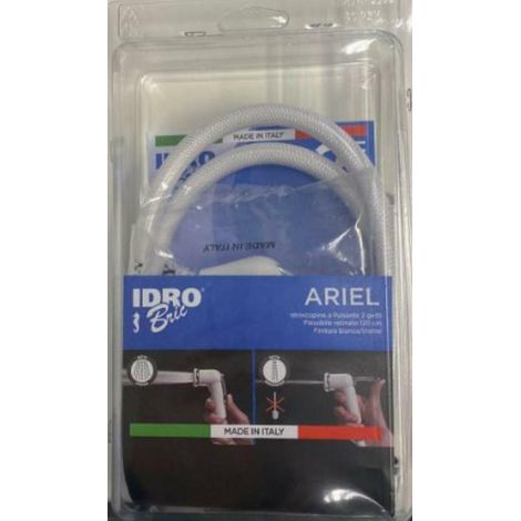 Hydro-bric duplex ariel druckknopf-hydroskop 2 dÜsen weiss und chrom blidup0067bc