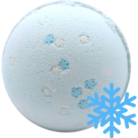Bombe de bain flocon de neige - Myrtilles- Vendu par 1