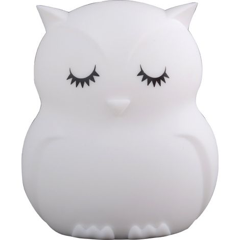 Veilleuse hibou géante - Lampe d'allaitement, lampe de chevet en silicone 9 couleurs pour enfants, minuterie, luminosité et couleur réglables, tactil