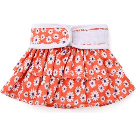 Culotte Physiologique Chien - En Nylon Réutilisable Lavable - Pour Chiennes de Taille Petite à Moyenne - 1 Pièce (1/5)
