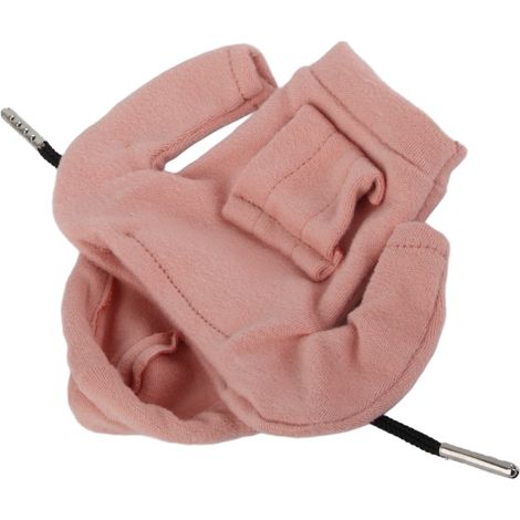 Sweat à capuche élégant avec housse de pommeau de levier de vitesse, accessoire rose pour l'intérieur de la voiture (1/5)