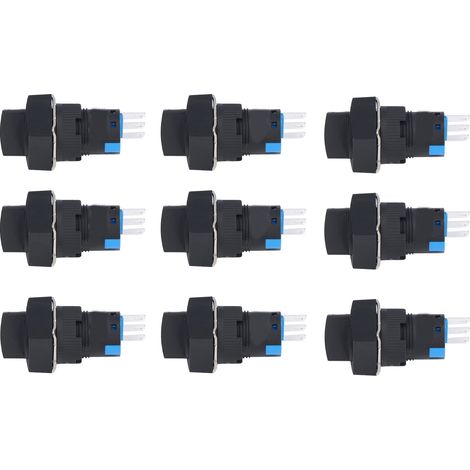 Kit de 25 Boutons Rotatifs 2 Positions Auto-bloquant 16mm pour Commande Électrique (1/5)
