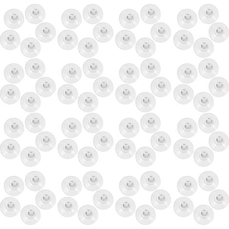 100 ventouses transparentes en PVC pour fenêtres et panneaux (1/5)