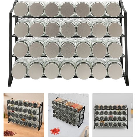 Gewürzregal, 4-stufiger Organizer, modernes Design, 4-stufig (1/5)