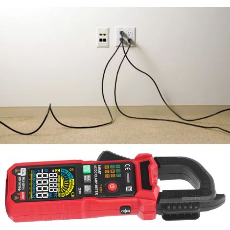 HT205D Zangenmultimeter mit AC/DC-Strommessung, intelligentem Überhitzungsschutz und hoher Genauigkeit (1/5)