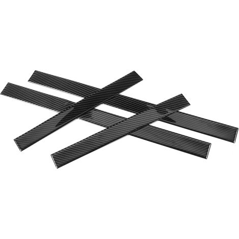 4 Plaques de seuil de porte extérieure antidérapantes en fibre de carbone souple, protection de marchepied pour Honda CRV 2016-2019 (1/5)