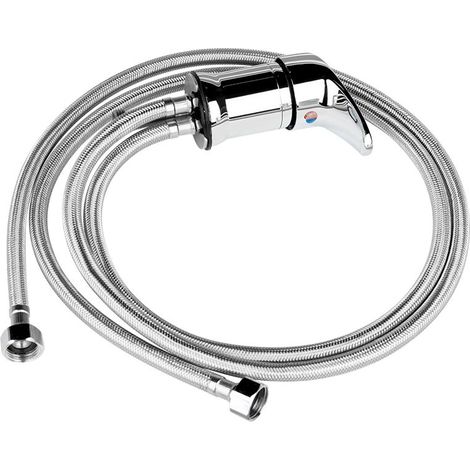 Robinet de lavabo de coiffure Chrome S01 (1/4)