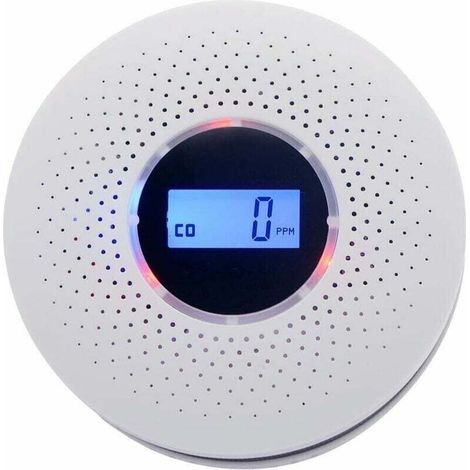 Détecteur Fumée Et Monoxyde De Carbone - Capteur Électrochimique Et Bande Infrarouge - Maison Appartement Bureau - 2 Pièces (1/4)