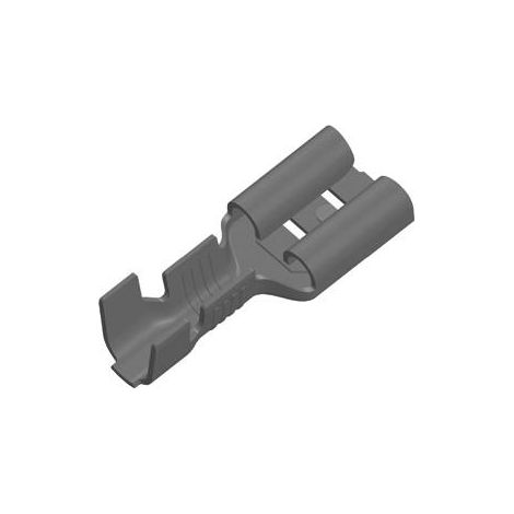 Vogt Verbindungstechnik 3831v.67 Cosse clip Largeur d'accouplement: 6.30 mm Épaisseur de contact: 0.80 mm 180 ° non isolé étain 500 pc(s) Q025723