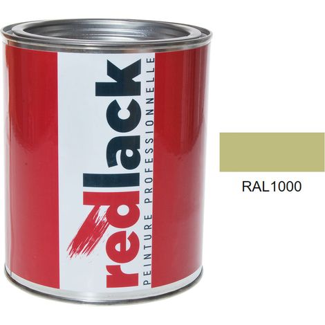 Barattolo da 1L di vernice – RAL 1000 – Verde Beige – satinata – multisupporto – Redlack