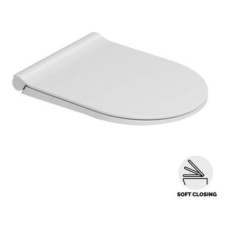 SEDILE WC MIRTO ROUND SOFT CLOSING- Bianco- DOLOM- pezzi 1