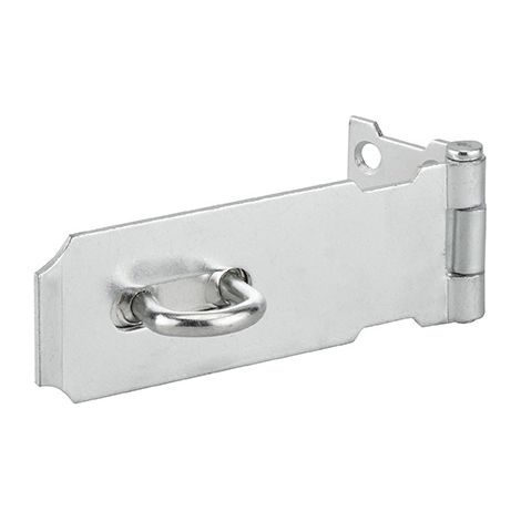 Porta lucchetto per armadi e porte, 100mm, occhiolo acciaio zincato, viti incluse - THIRARD