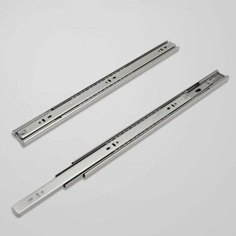 2X-20X Glissières de tiroirs, XU, Glissières Destiné à Tiroirs à Roulement à Billes Fermeture Amortie et Silencieuse, 35kg/45kg 600mm - (1/4)