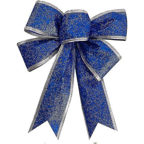 Lot de 3/5/10 gros nœuds pour bijoux de sapin de Noël (1/5)