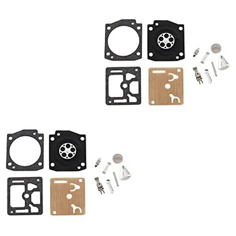 VURAHOME - 2X Kit de réparation de membrane de carburateur pour Husqvarna 340 345 346XP 350 353 357 359 Tronçonneuse Zama RB-122 C3-EL17 C3-EL18 C3-EL32 (1/4)