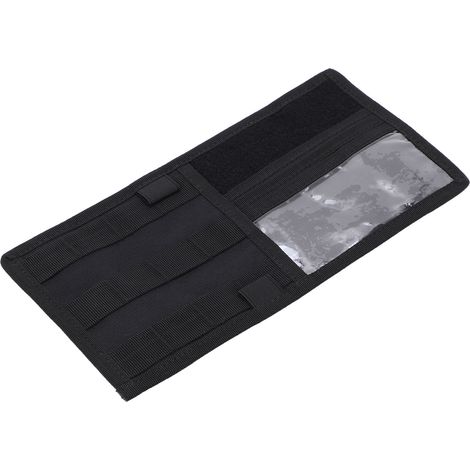 Organisateur universel pour pare-soleil auto, sac de rangement multifonction pour voiture, noir (1/5)