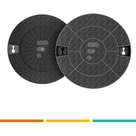 Lot de 2 filtres charbon type 29 CHF029   195X33 mm (481249038013, AMC912) Hotte AEG, ARISTON HOTPOINT, ARTHUR MARTIN ELECTROLUX, BAUKNECHT, BOSCH, , ELECTROLUX, ELICA, FAGOR, IGNIS, IKEA, IKEA (1/5)
