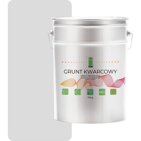 PRIMER AL QUARZO PER INTONACO SILICONE 15 kg BIANCO GRIGIO CHIARO F251 (1/5)