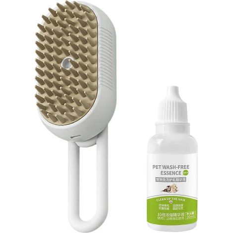 Katzenbürste gegen Haarausfall, selbstreinigende Hundebürste mit Wassertank -B--