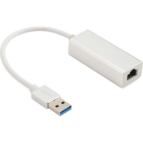 Adaptateur USB 3.0 vers Ethernet RJ45 Gigabit 1000Mbps pour Bureau Maison et Jeux (1/5)