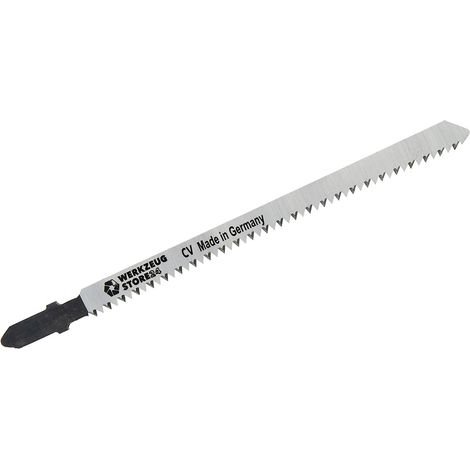 WS24 20x lame de scie sauteuse CV affûtée/conique GL 132 VL 110 mm propre/sans éclats - WS24-100029