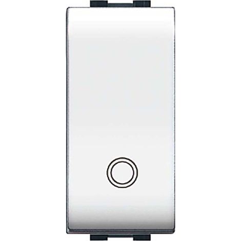 Pulsante life, unipolare 16 ax, colore bianco