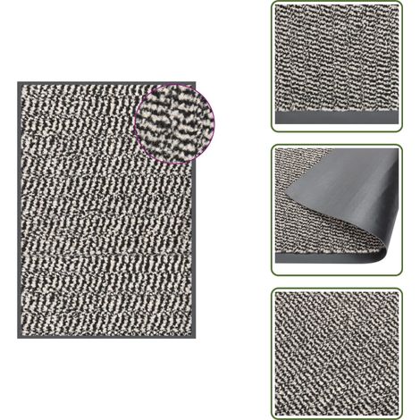 Fußmatte getuftet 40x60 cm Hellbraun - Teppich - Fussmatte - Halleneingangsmatte - Dielenmatte - Schmutzfänger (1/5)