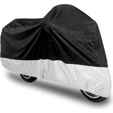 Housse De Protection Moto - 220 X 95 X 110 Cm - Imperméable Et Antipoussière - Pour Moto Vélo Véhicule Électrique - 1 Pièce (1/3)