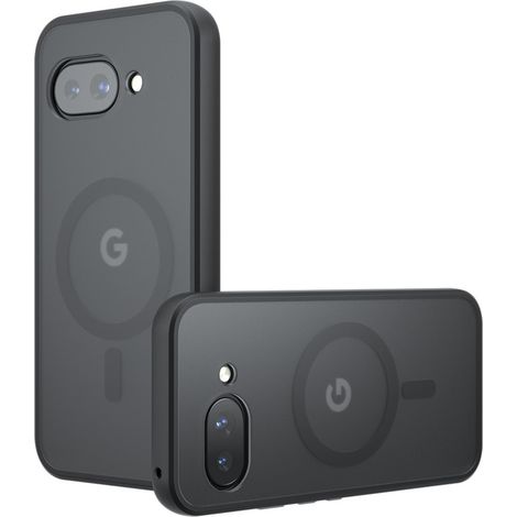 Funda para Google Pixel 9A, compatible con MagSafe, acabado mate, color negro. (1/5)