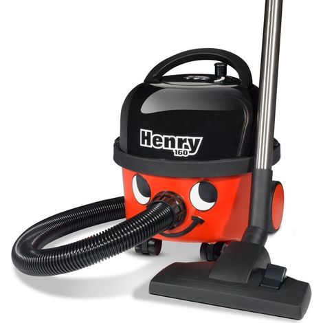 Numatic LotusGrill Henry Compact Staubsauger 6L Schwarz Rot (1/4)