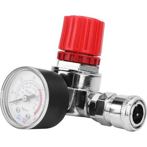 Air Pressure Regulator, Pressure Regulator Switch Control Valve Gauge with Male/Female Connector, Air Compressor Pressure Regulator for Air Compressor (1/5)