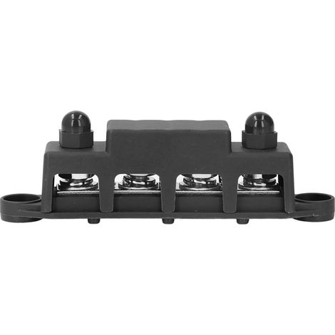 4-fach Verteilerleiste, M10-Anschlüsse, 250-A-48-V-Gleichstrom-Netzteil für Auto, Wohnmobil, Boot – Schwarz (1/5)