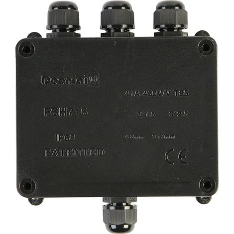 Bardusch-Boîte de jonction électrique 4 voies, IP68 imperméable 4 voies Connecteur de câble Connecteur d'éclairage Coupleur externe électrique (1/5)