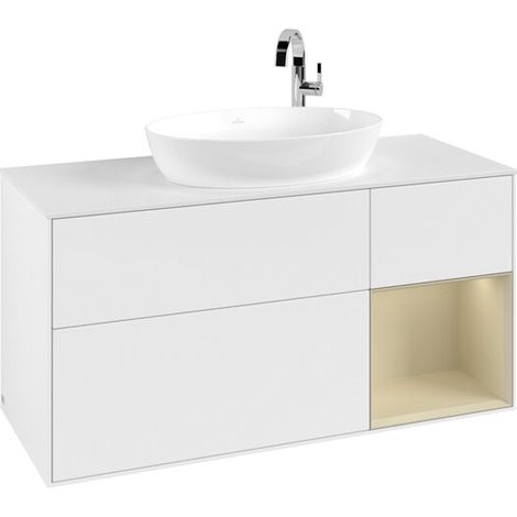Villeroy & Boch F951HJMT Meuble sous-lavabo Finion F95 (1/3)